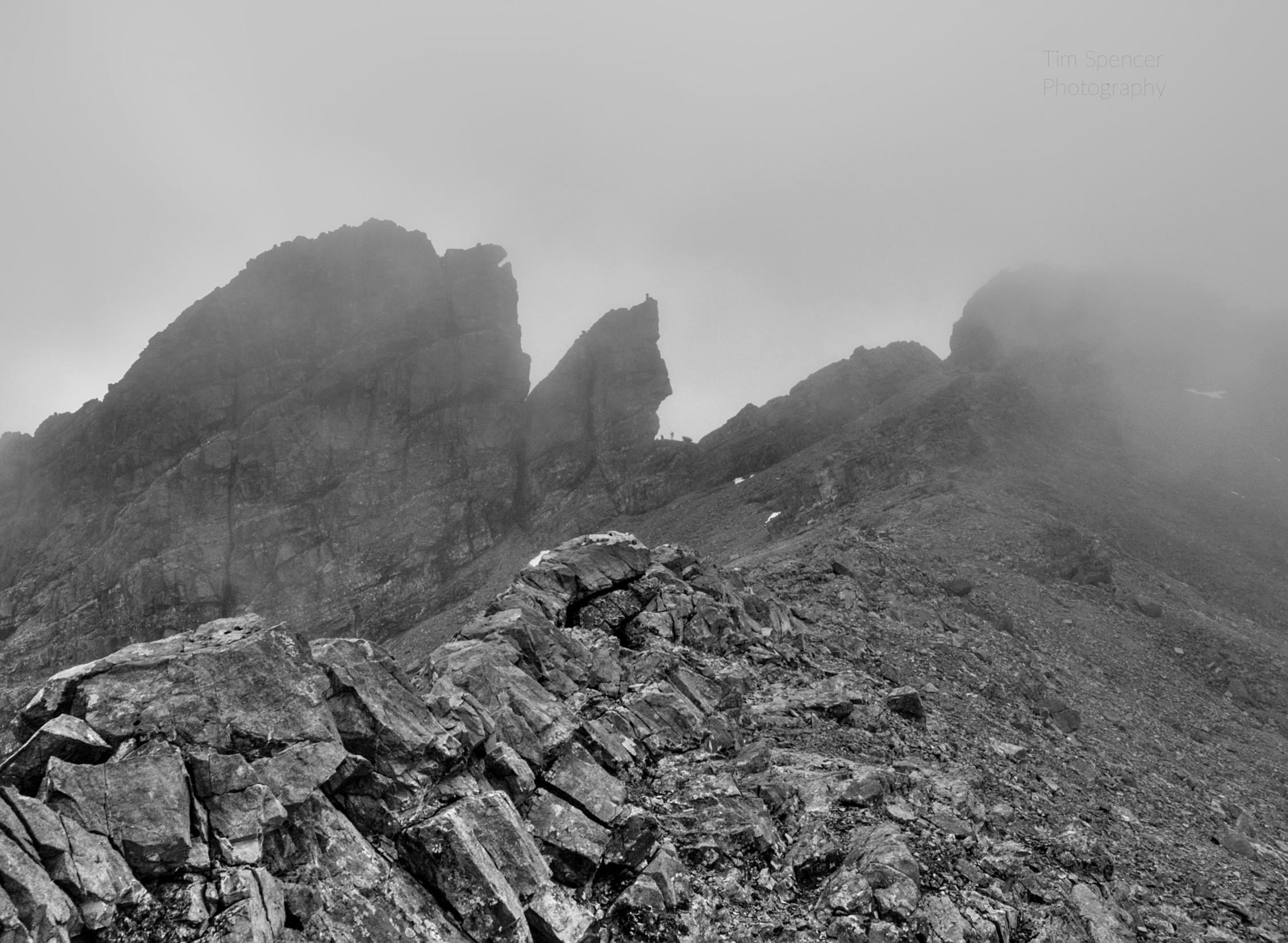 Skye; black and white